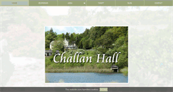 Desktop Screenshot of challanhall.co.uk