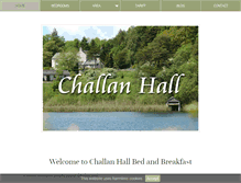 Tablet Screenshot of challanhall.co.uk